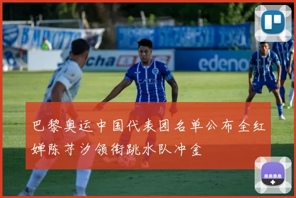 巴黎奥运中国代表团名单公布全红婵陈芋汐领衔跳水队冲金